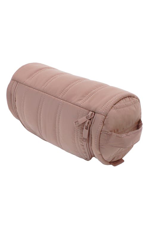Mytagalongs Barrel Hanging Toiletry Bag In Rose