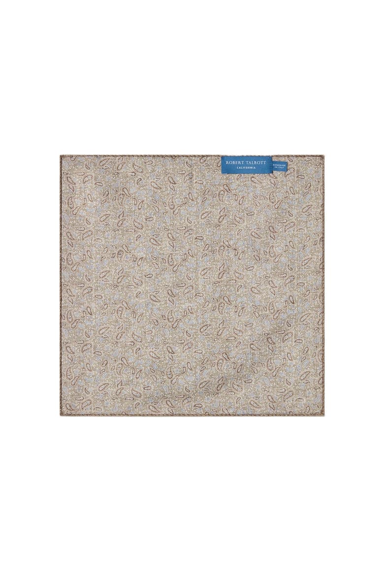 Colton Reversible Neat/Pocket Square, Alternate, color, Paisley Green