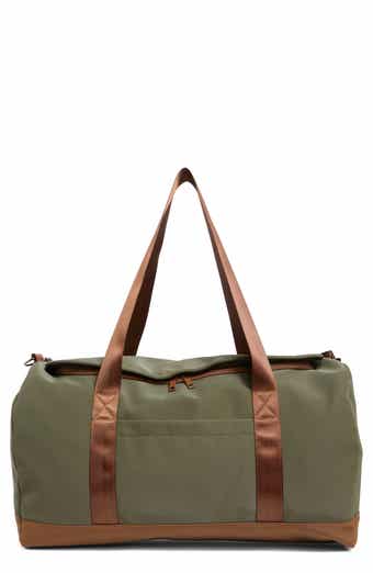 Faux Leather Duffle Bag