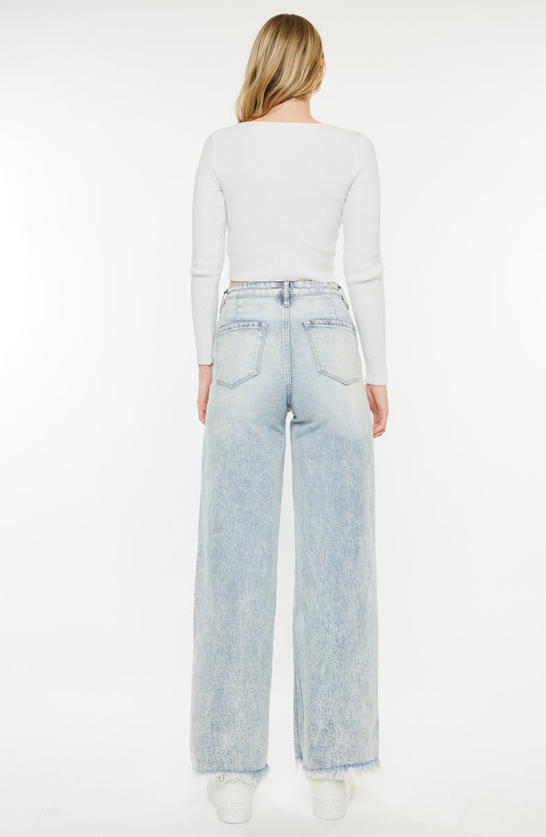 KanCan Colbie High Rise Wide Leg Jeans, Alternate, color,