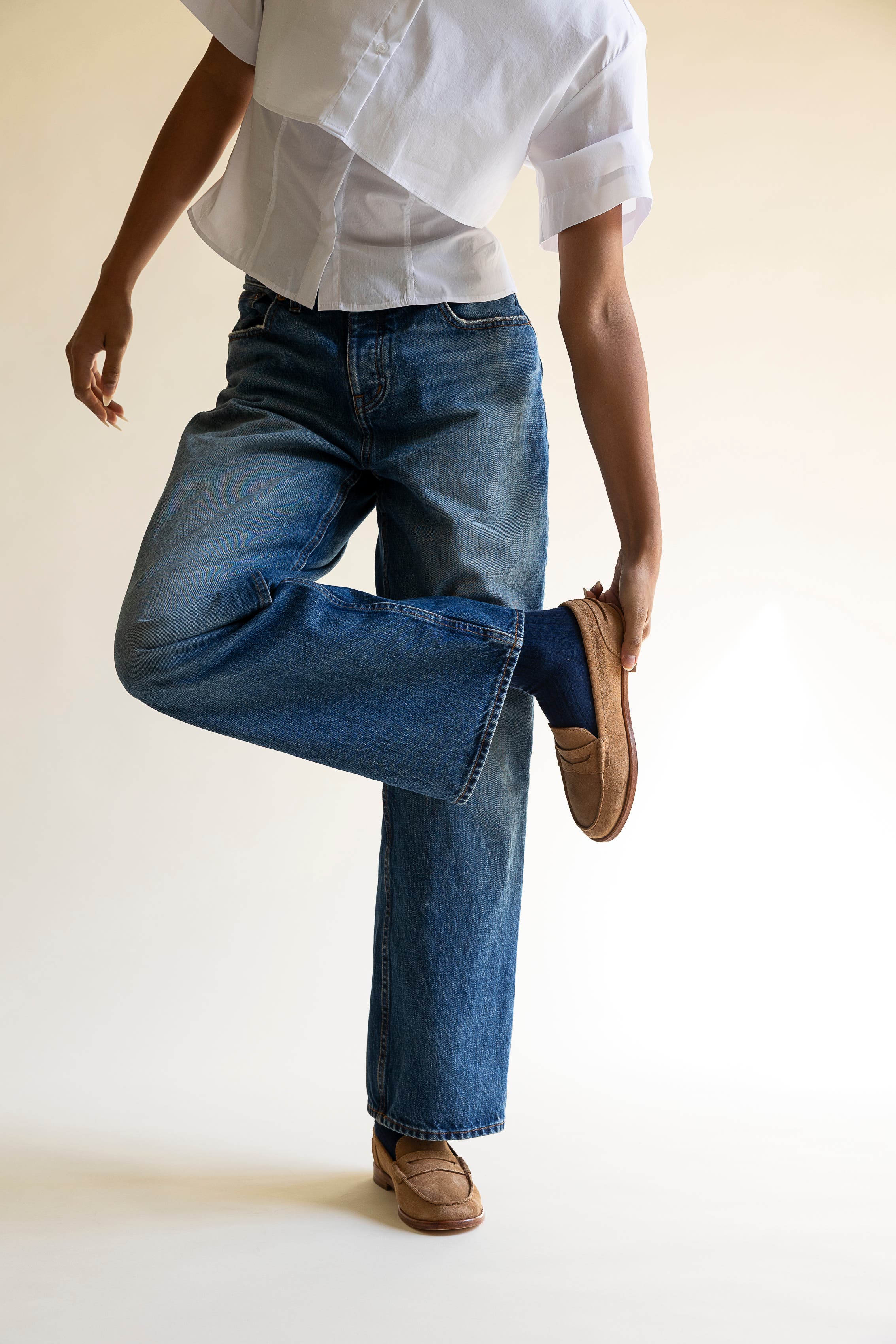 Fortress Daphne Loafer, Alternate, color, Caramel Suede