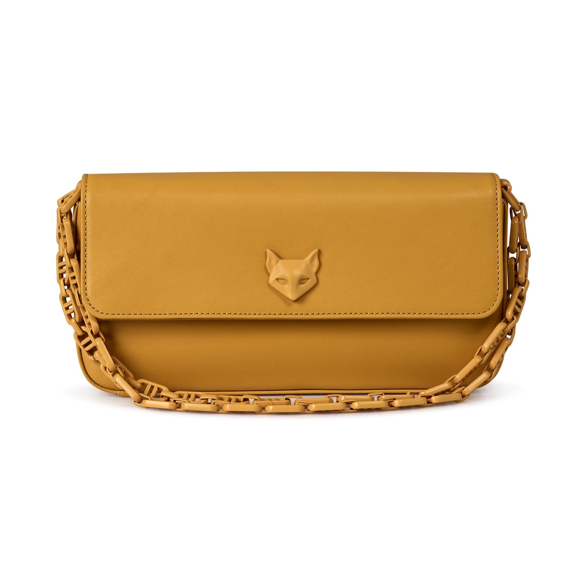 Michele Monochrome Crossbody Clutch, Alternate, color, Yellow