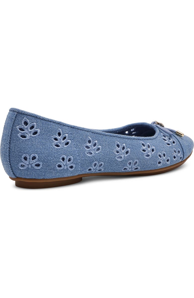 Anne Klein Luci Flat, Alternate, color, Denim