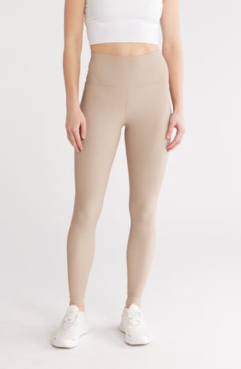 Shop Beach Riot Ayla Rib Leggings In Taupe