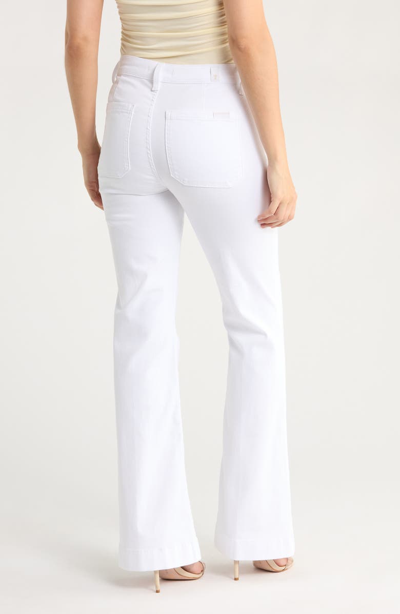 7 For All Mankind Dojo Flare Leg Jeans, Alternate, color, Casablanca