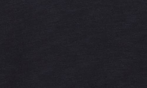 Vince Johnny Collar Long Sleeve Knit Top In Blue