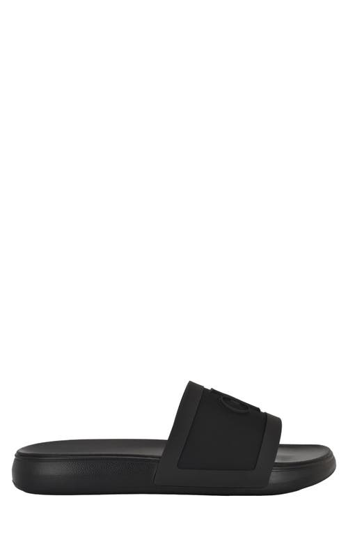 Calvin Klein Linderz Slide Sandal In Black