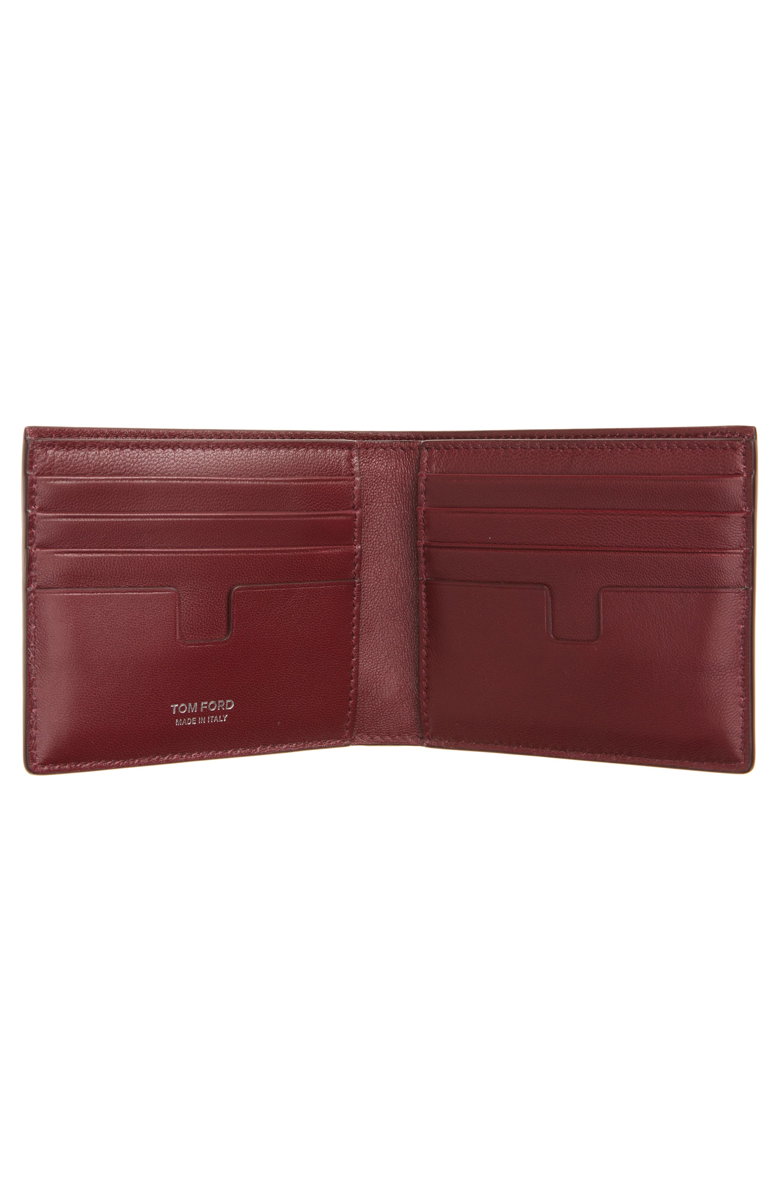 TOM FORD Lizard Embossed T-Line Classic Bifold Wallet (Men) | Nordstrom