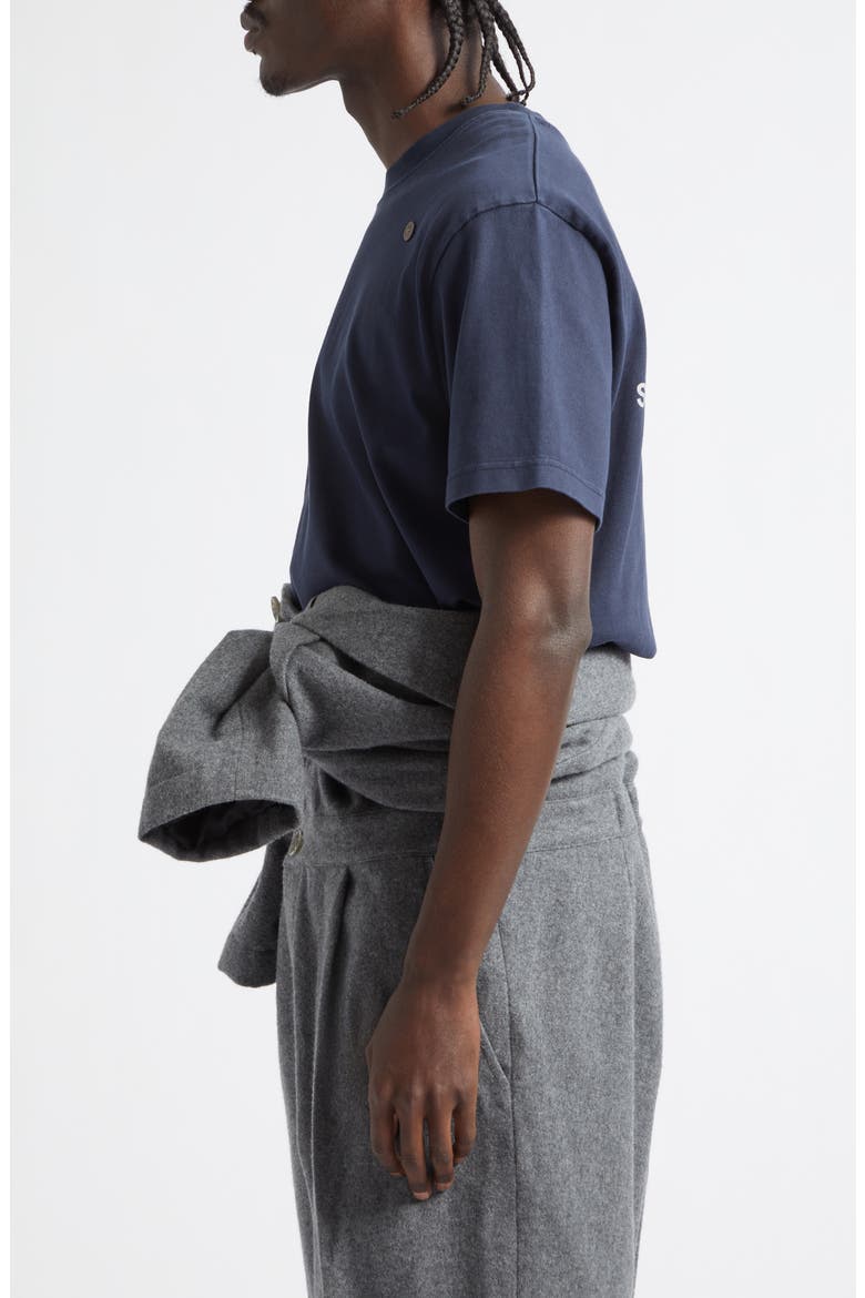 x Birkenstock The Collector Classic Graphic T-Shirt, Alternate, color, OVERDYED NAVY