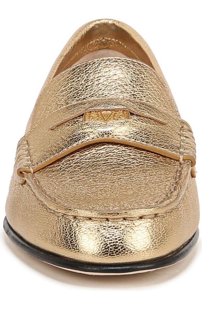 Veronica Beard Penny Loafer, Alternate, color, Gold
