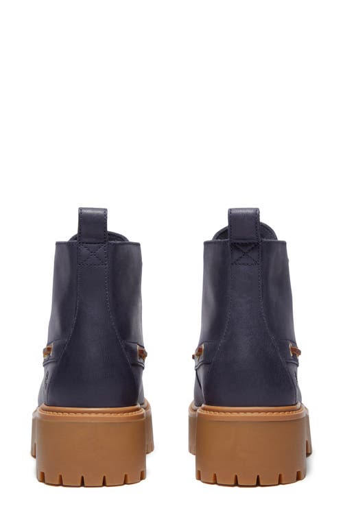 Timberland Stone Street Platform Hiking Boot In Blue