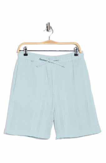 DENIM AND FLOWER Textured Drawstring Shorts