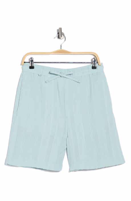 DENIM AND FLOWER Textured Drawstring Shorts