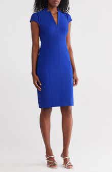 Vince Camuto Signature Stretch Crepe Sheath Dress
