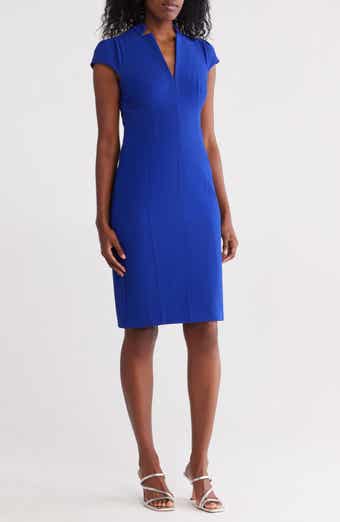 Vince Camuto Signature Stretch Crepe Sheath Dress