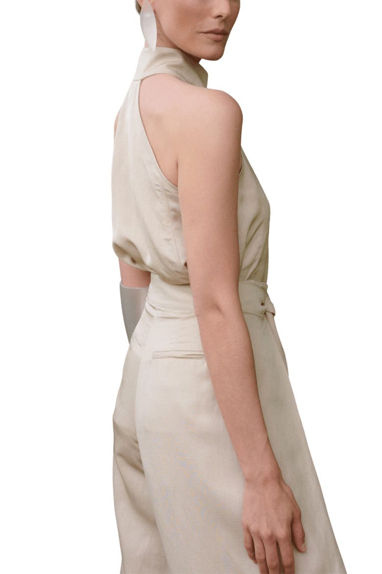Trama Top, Alternate, color, Beige