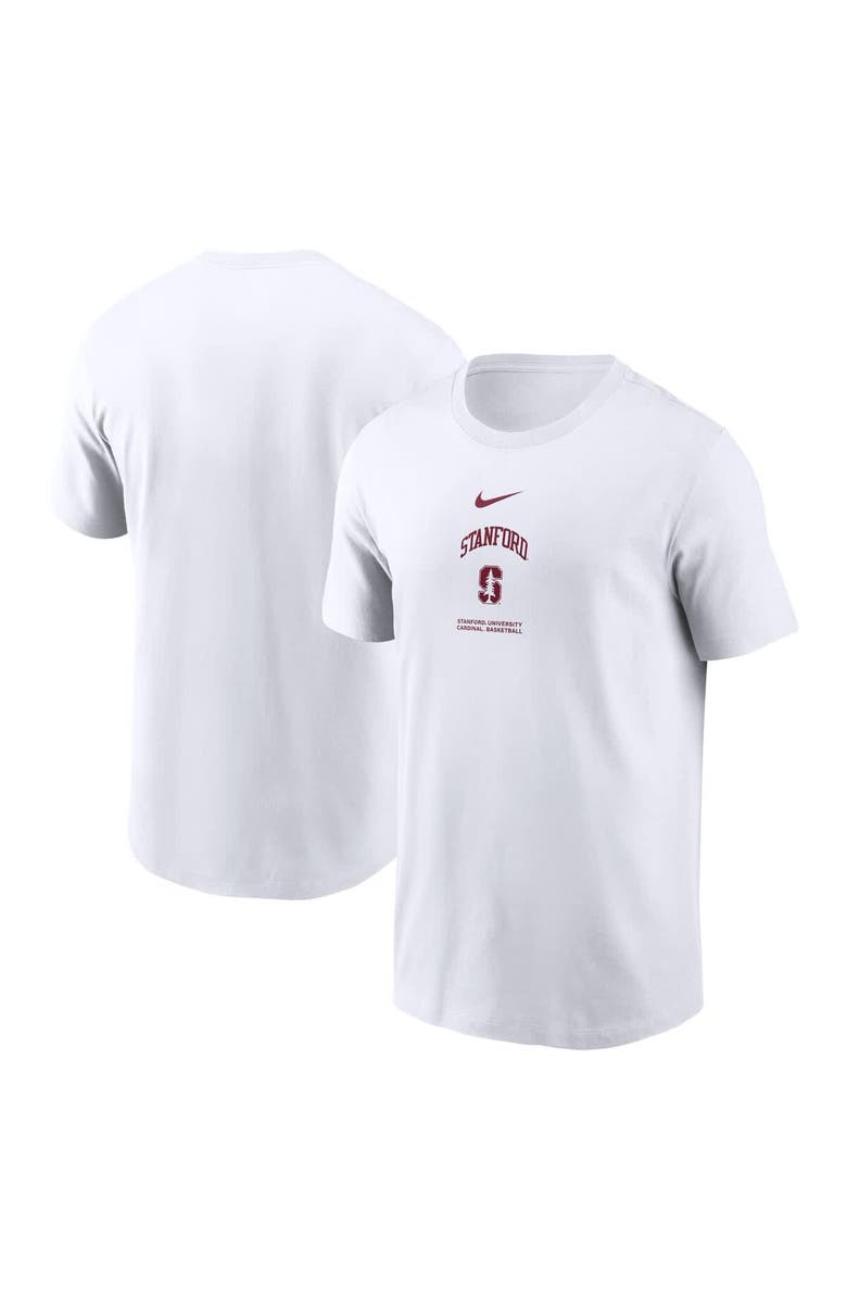 Nike Men's Nike White Stanford Cardinal On-Court Basketball T-Shirt, Main, color, White