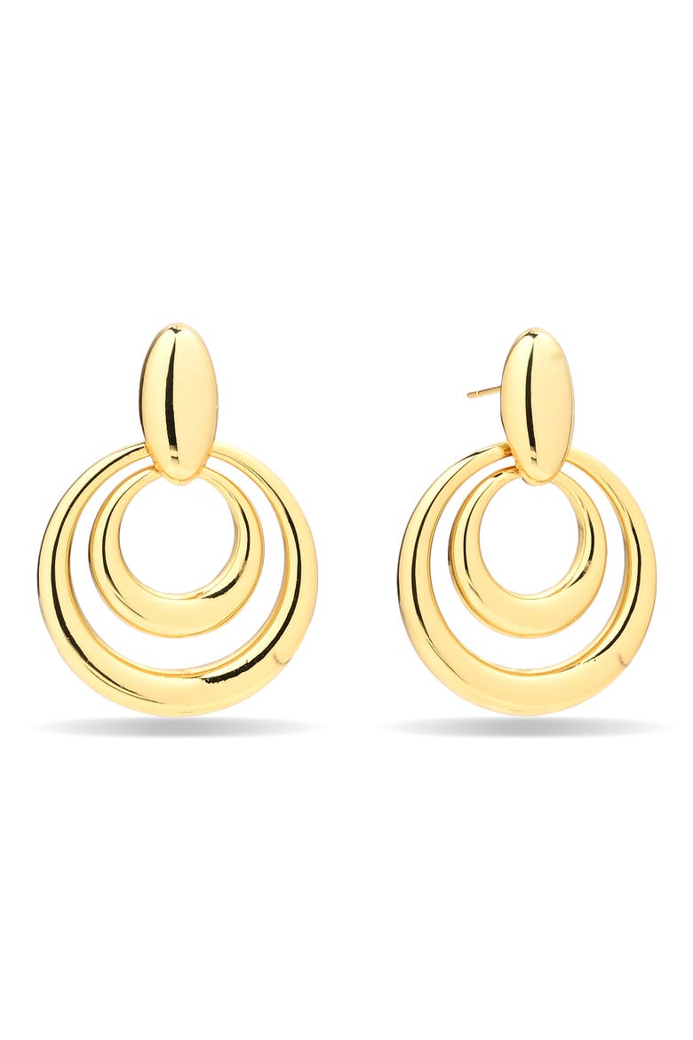 Esme Tiered Drop Earrings, Main, color, GOLD
