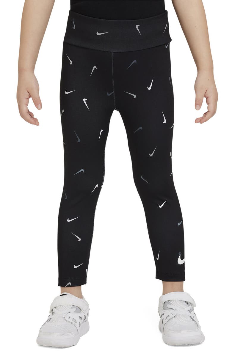 Nike Kids' Swoosh Leggings, Alternate, color, 