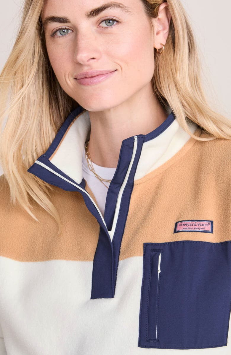 vineyard vines Harbor Fleece Half Zip, Alternate, color, 