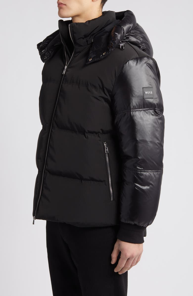 BOSS Dybes Hooded Puffer Jacket, Alternate, color, 