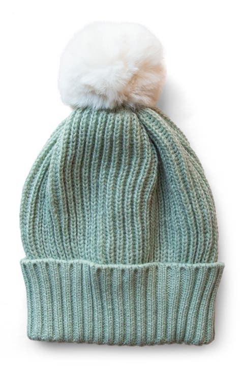Snow Bunny Pom Hat