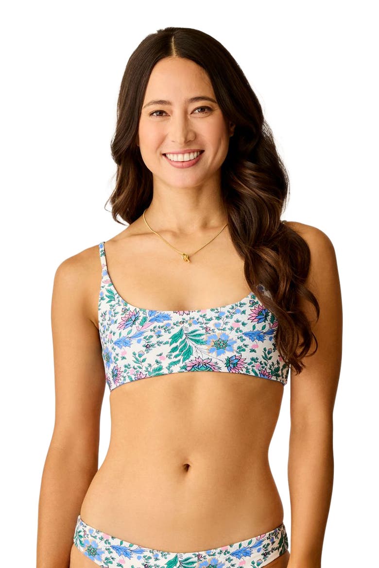 Escondido Compression Reversible Top, Main, color, Lagoon/Cloud Multifloral