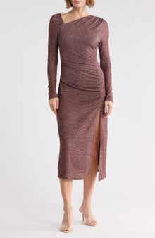 Agnes Asymmetric Long Sleeve Dress