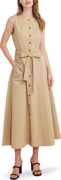 FREEMARKET Sleeveless Cotton Maxi Dress