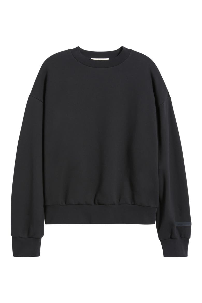 Classic Fit Logo Graphic Sweatshirt, Alternate, color, JET BLACK