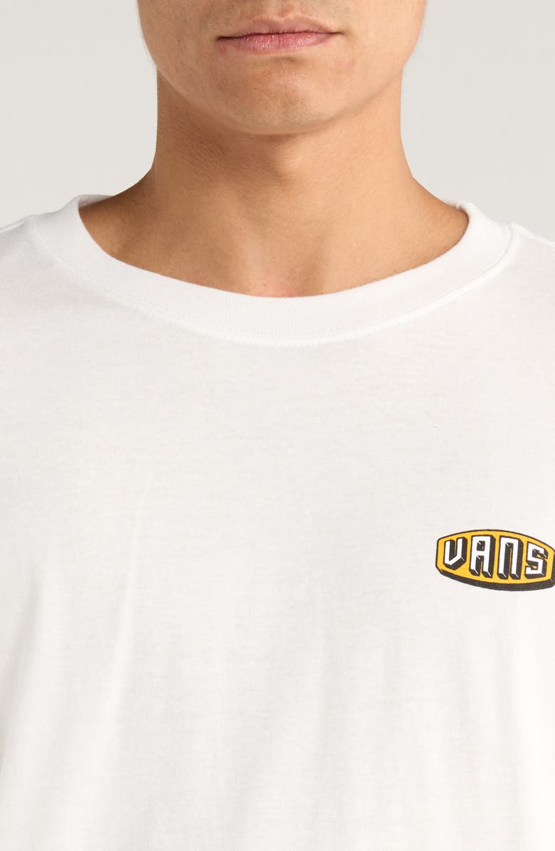 Vans Raised Up Cotton Graphic T-Shirt, Alternate, color, White