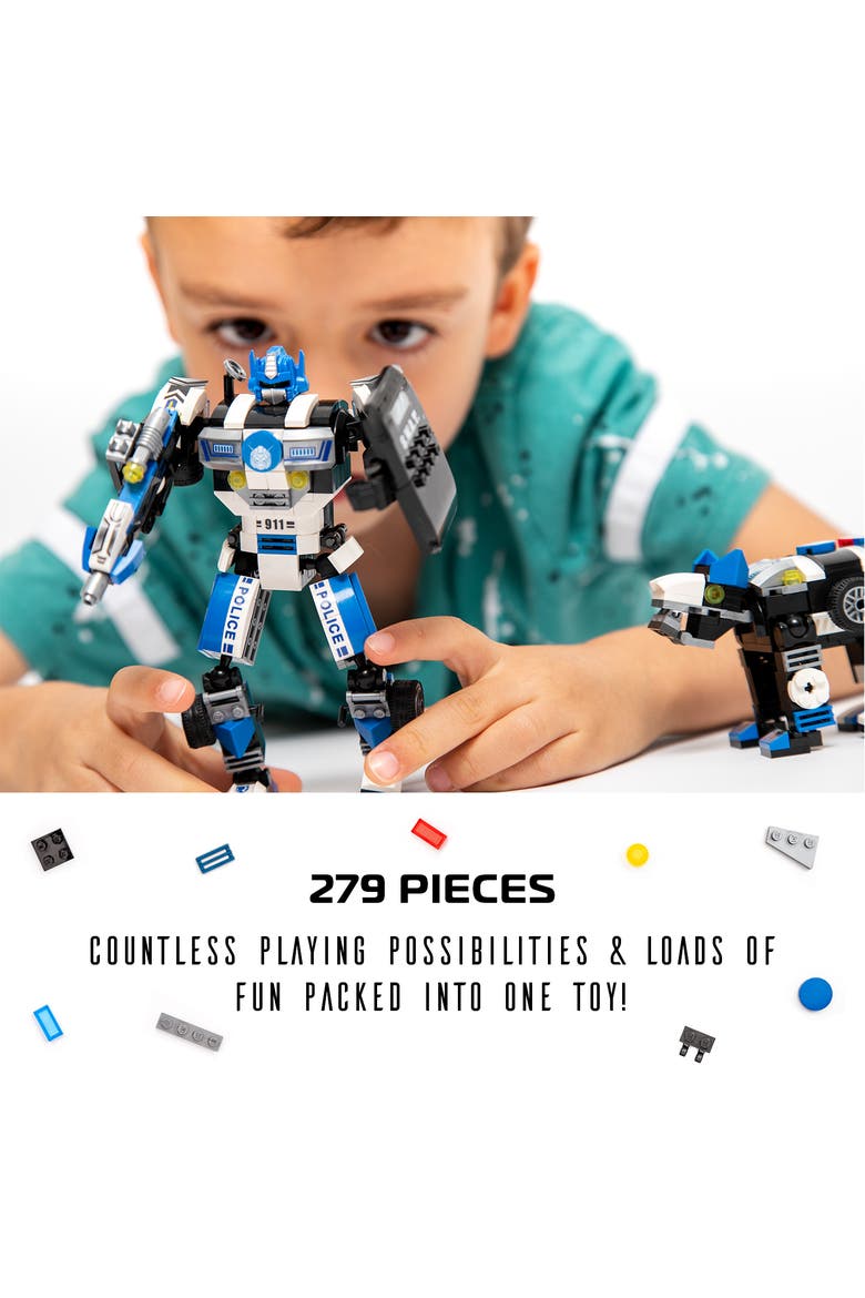 Robotryx Police Voltroid, Alternate, color, Blue