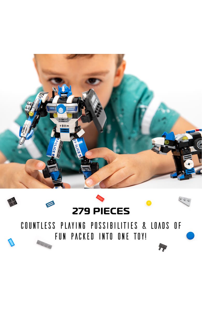 JitteryGit Robotryx Police Voltroid, Alternate, color, Blue