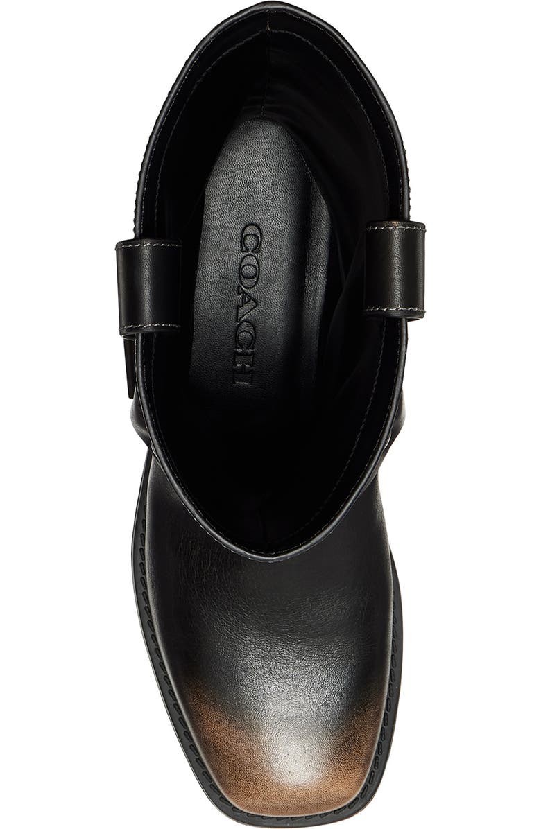 COACH Harness Square Toe Boot, Alternate, color, Black