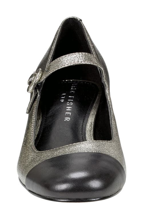 Marc Fisher Ltd Mmara Cap Toe Mary Jane Pump In Gold