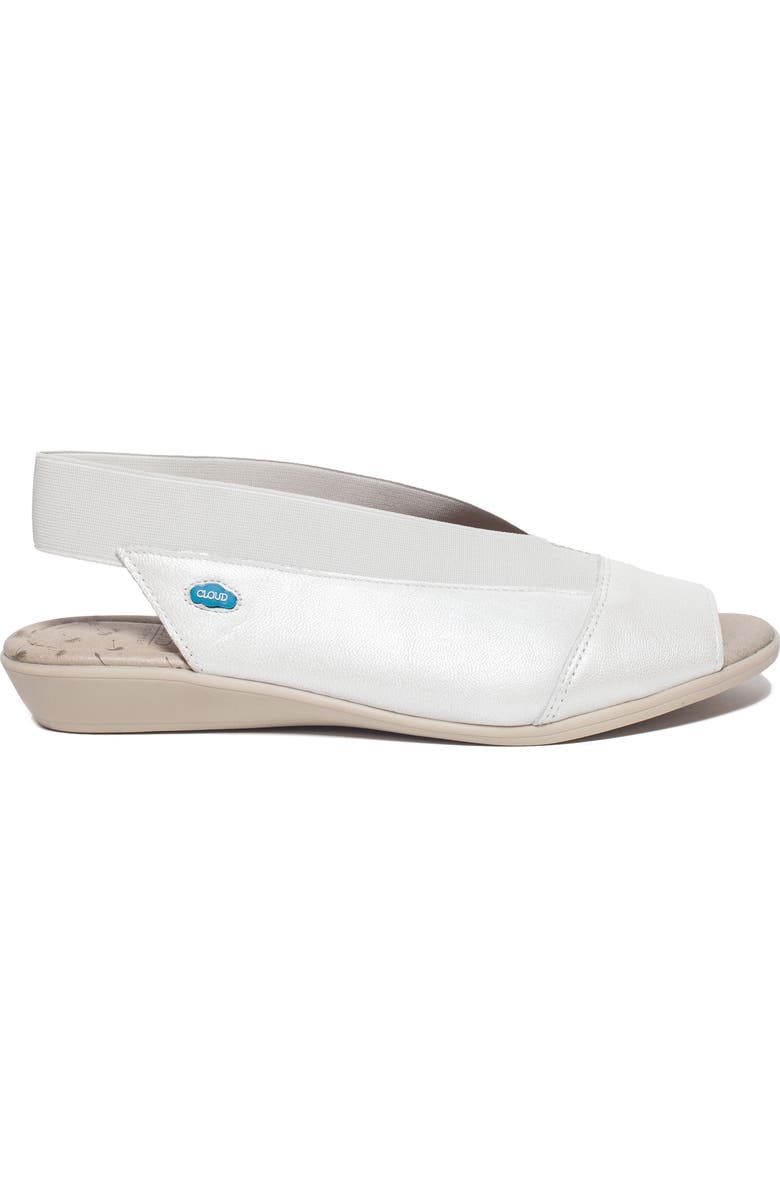 CLOUD Caliber Slingback Peep Toe Sandal, Alternate, color,