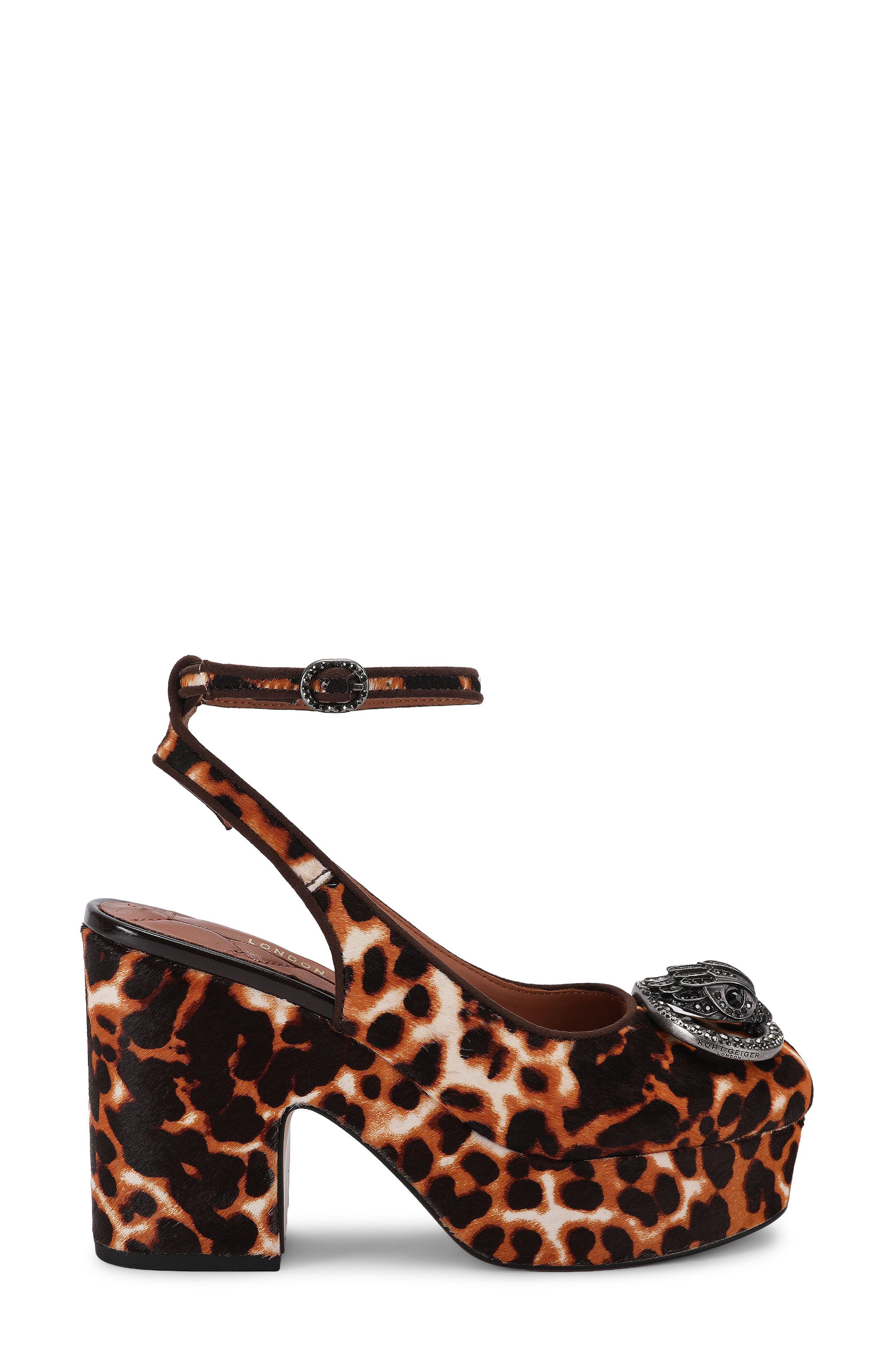 Chelsea Genuine Calf Hair Platform Pump, Alternate, color, OPEN BROWN