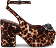 Kurt Geiger London Chelsea Genuine Calf Hair Platform Pump