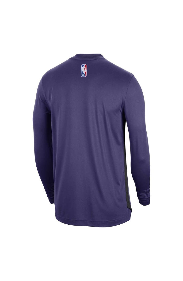 Nike Unisex Nike Purple Phoenix Suns 2023/24 Authentic Pregame Long Sleeve Shooting Shirt, Alternate, color, Purple