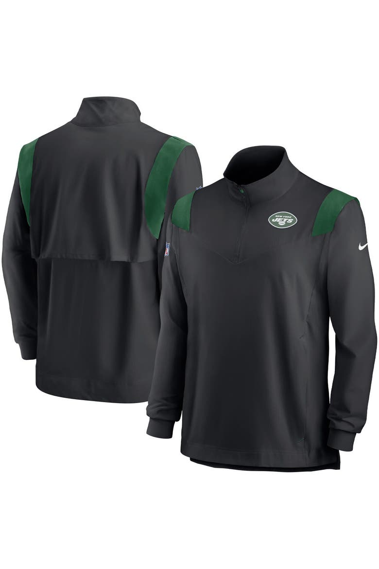 Nike Men's Nike Black New York Jets Sideline Coach Chevron Lockup