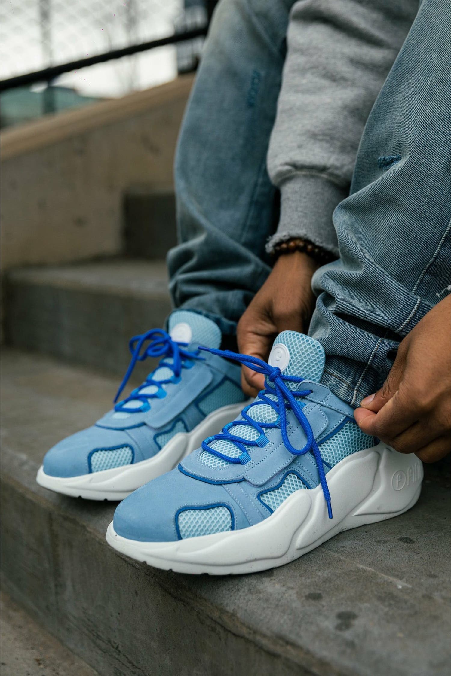 Fini Desiderata CB6 Sneaker  - Unisex, Alternate, color, Light Blue Cb6