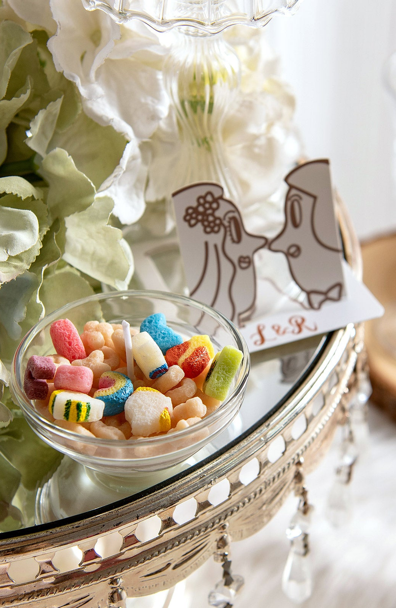 Southlake gifts Mini French Vanilla Cereal Bowl Scented Soy Aromatherapy Candles, Alternate, color, Multicolored