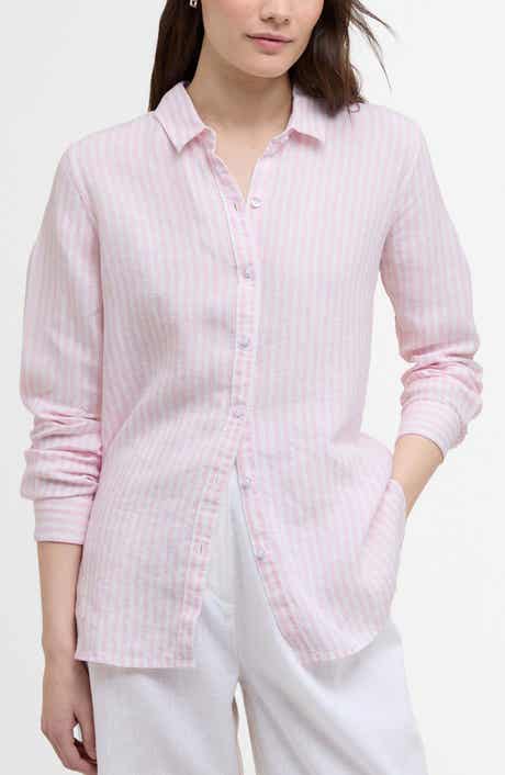 Barbour Marine Stripe Linen Shirt