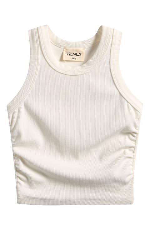 Kids' Ruched Rib Tank