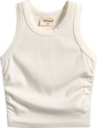 TENLY Kids' Ruched Rib Tank