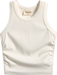 TENLY Kids' Ruched Rib Tank