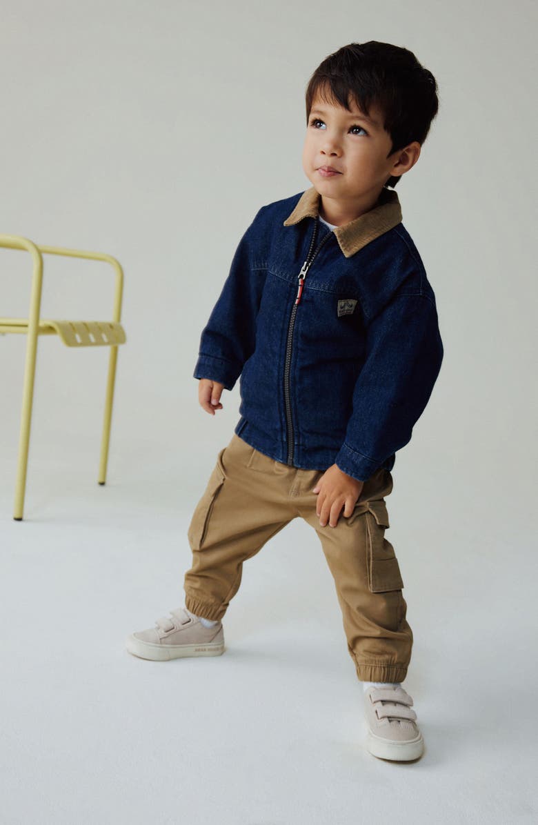 NEXT Kids' Carpenter Denim Jacket, Alternate, color, Blue
