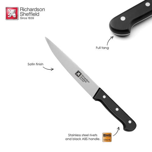 Richardson Sheffield Universal 7-inch Carving Knife In Black