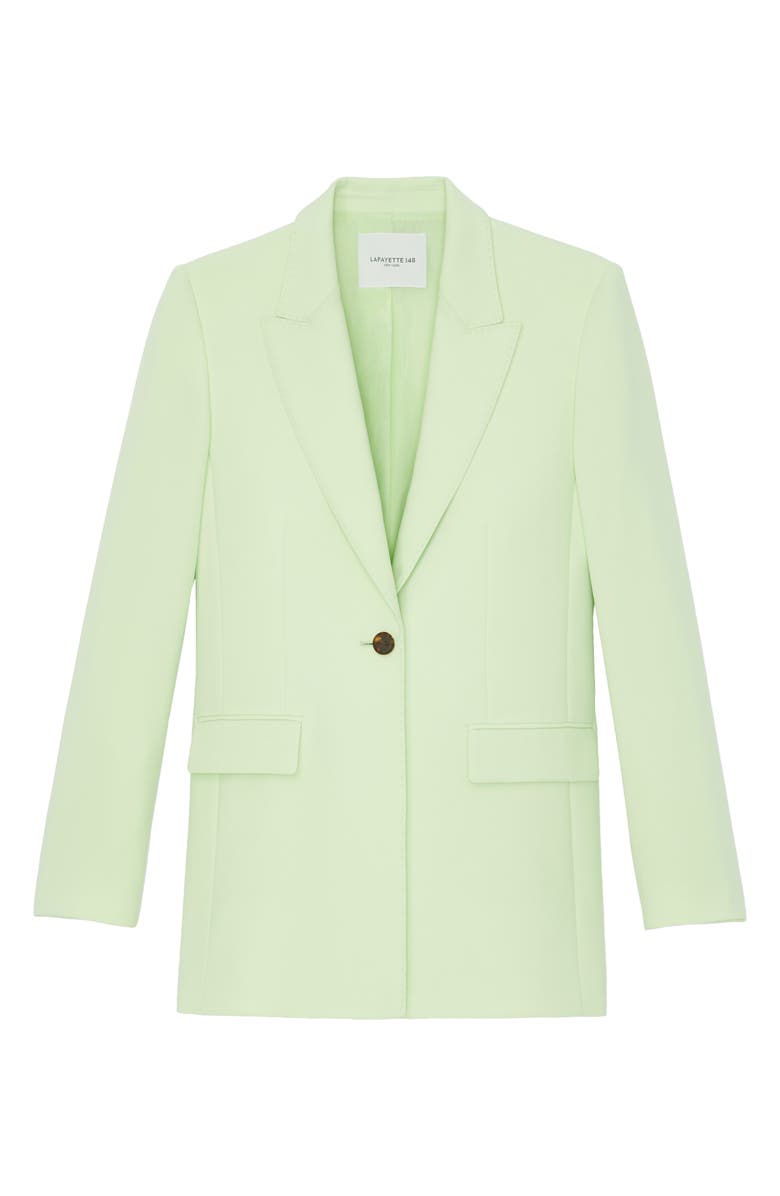 Lafayette 148 New York Finesse Crepe Blazer, Alternate, color, Mint