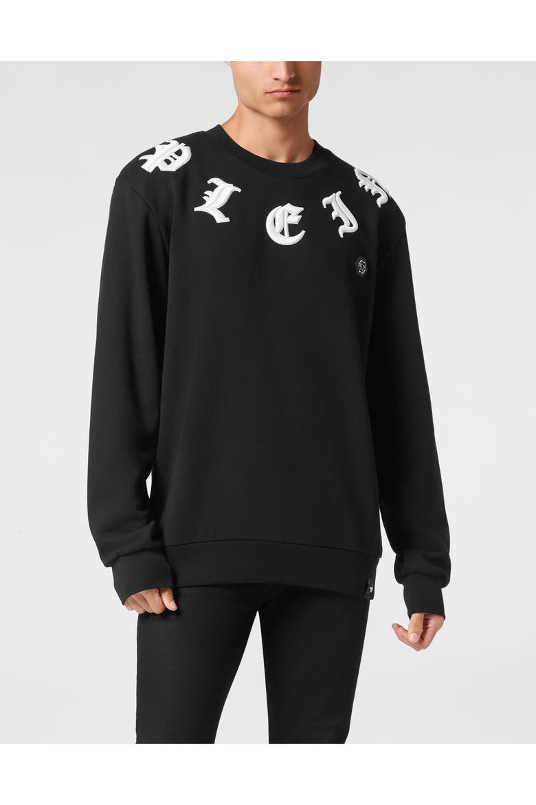 Sweatshirt Gothic Plein Men, Main, color, black